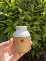 Heart Bud Vase