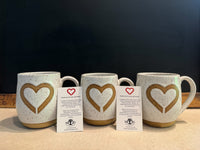 White Speckled Rustic Love Mug