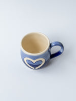 Cobalt/White Rustic Love Mug